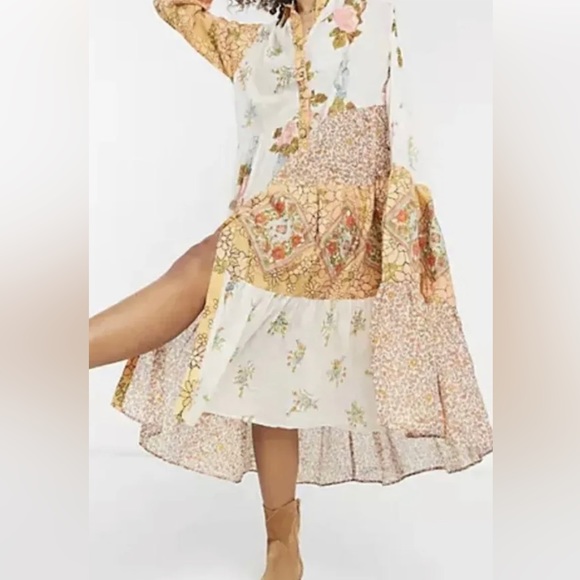 FREE PEOPLE DAYS OF DITZIES MAXI (L) - Picture 9 of 17